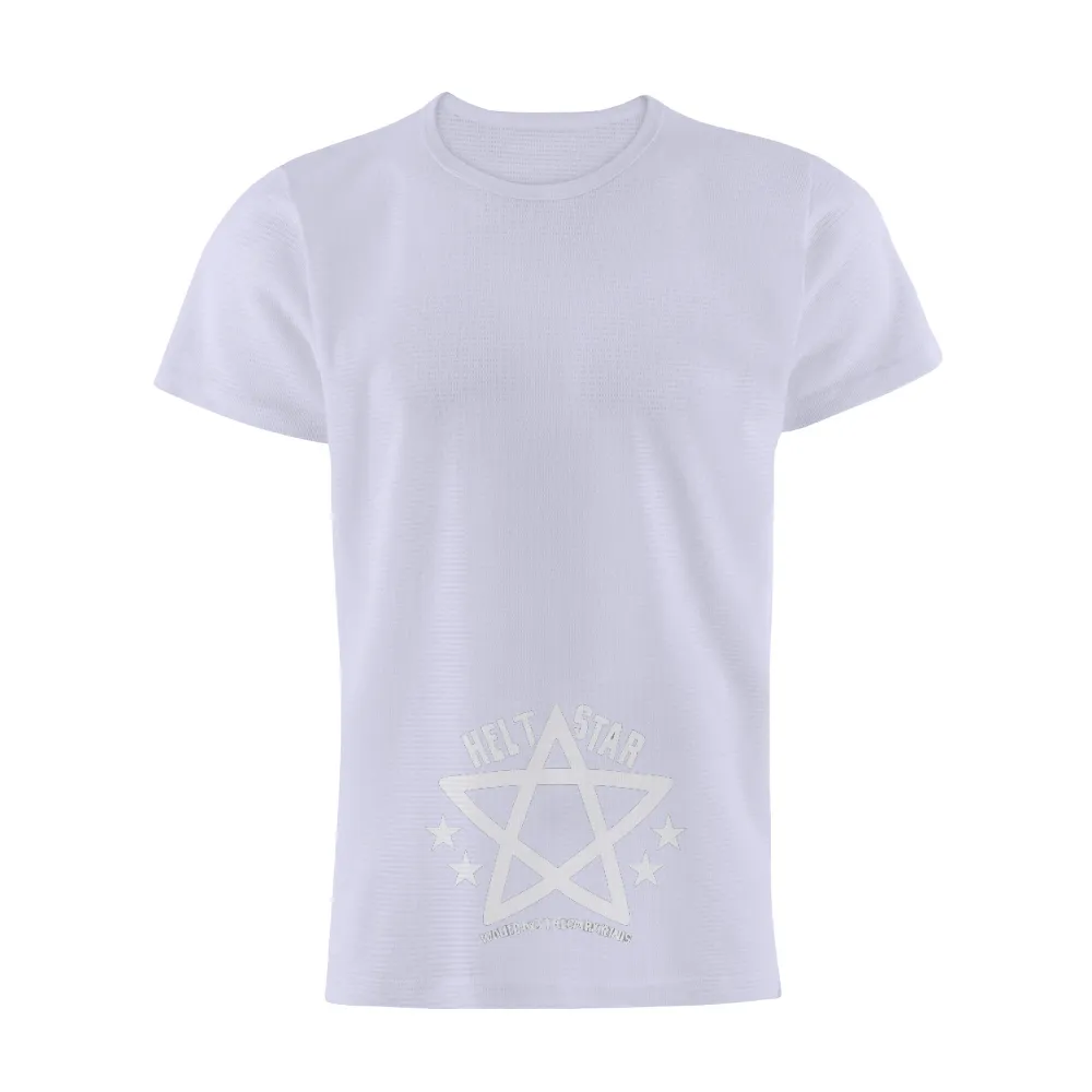 Customized Apparel with Star, Pentagram, and Vintage Design|vintage claude monet shirt