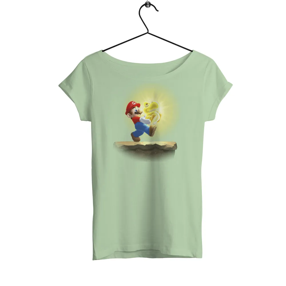 T-Shirt Printing: Mario Power-Up Adventure|roblox yellow t shirt