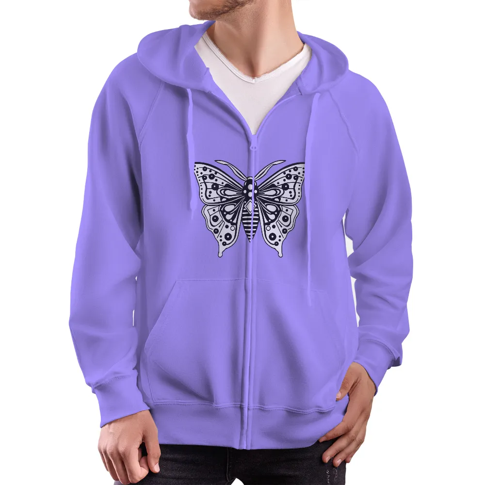 Customized Tee Shirts: Butterfly Transformation | Artistic Designs| intricate details