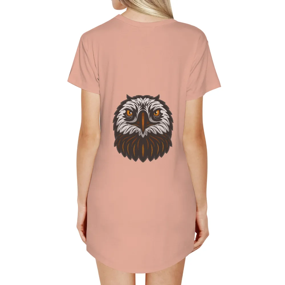 Custom T-Shirt Printing: Majestic Owl - Symbol of Wisdom and Mystery|ganpati t shirt pattern design 2021