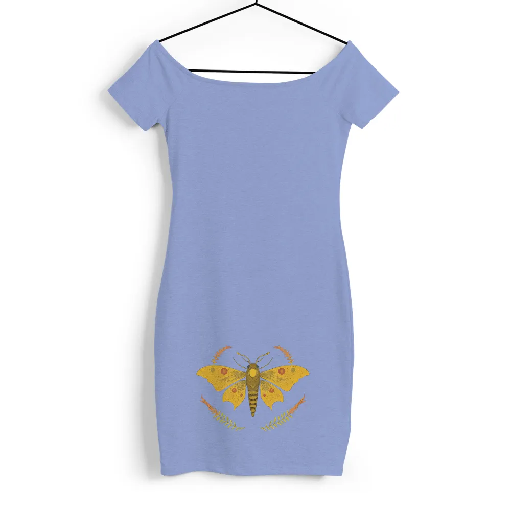 Graphic Tees: Luna Moth - Symbol of Transformation and Rebirth|men's breathable summer shirts