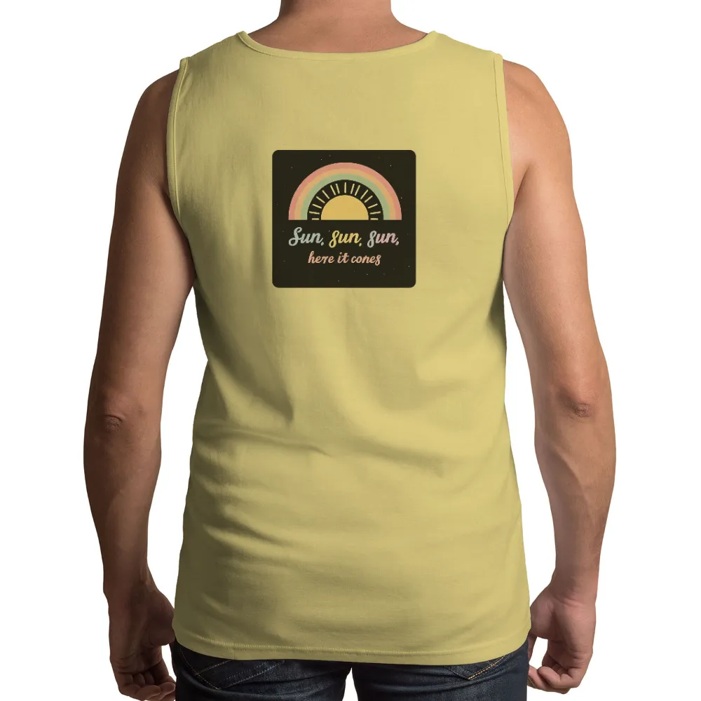 Whimsical Rainbow Sun Graphic: Embrace Joy and Positivity|ymca summer camp t shirts