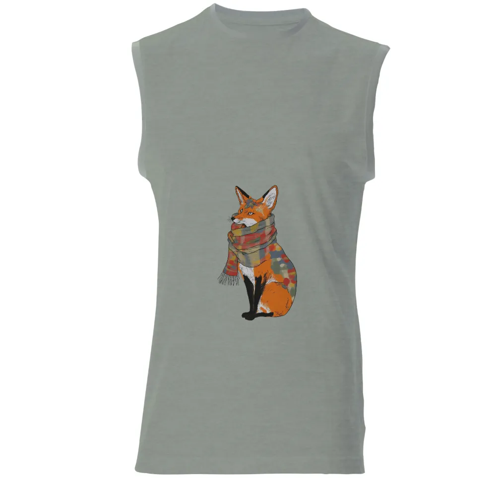 Shirts Graphic Tees: Felix the Fox - Resilience and Warmth|starving artist tee shirt