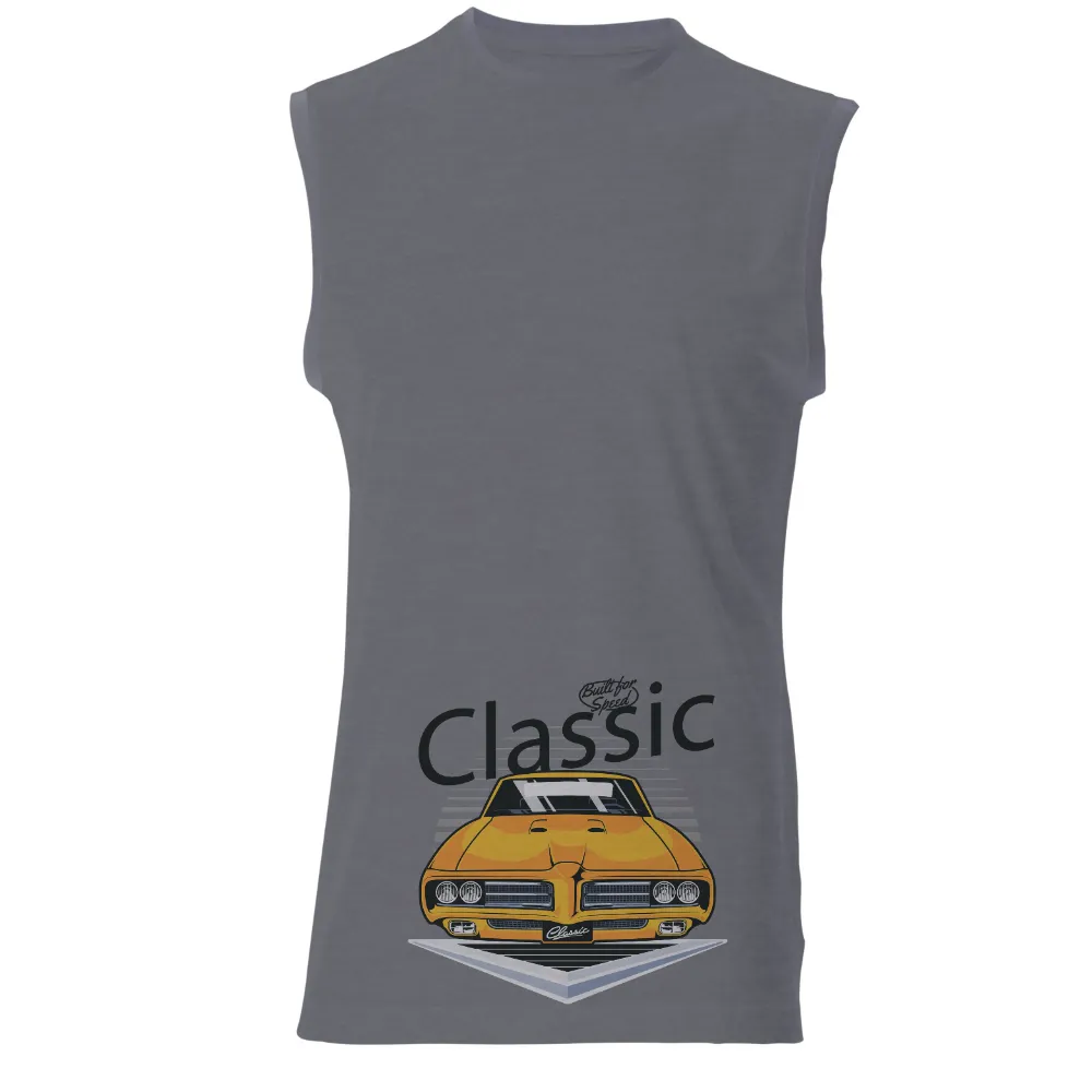 Customized Tee Shirts: Classic Muscle Car Design|pirates of the caribbean vintage tee