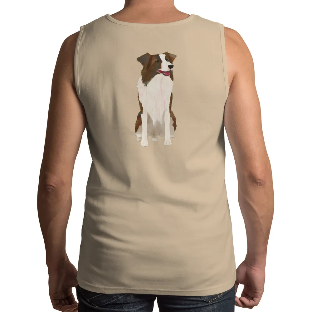 TShirt Printing: Max the Border Collie - Loyalty and Companionship|border collie hawaiian shirt