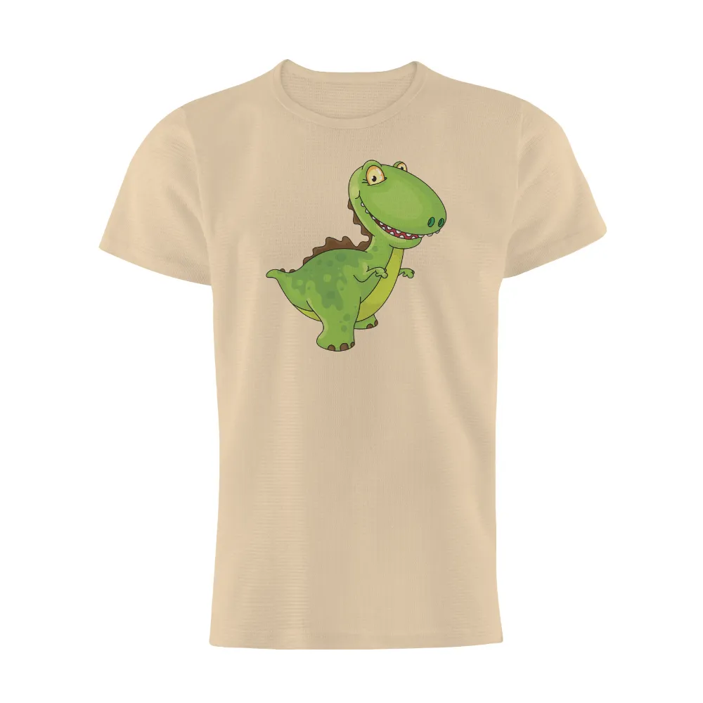 Graphic Tees: Friendly Dinosaur Adventure - Artistic Design|4th of july dinosaur shirt