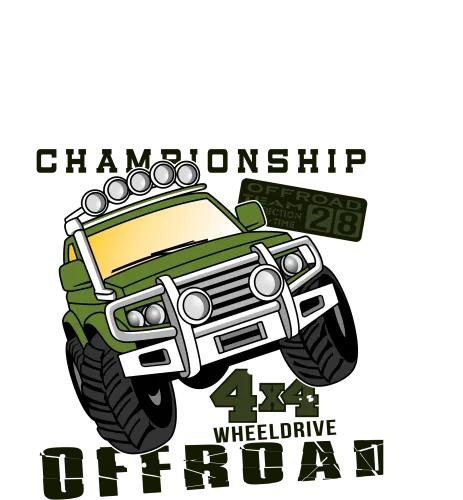 Customized Tee Shirts: Off-Road Championship Adventure