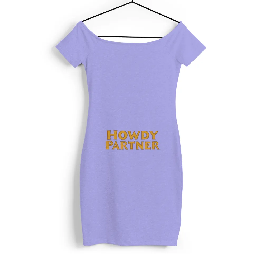 TShirt Design: Howdy Partner - A Symbol of Friendship and Unity|cowboy bebop rainbow shirt