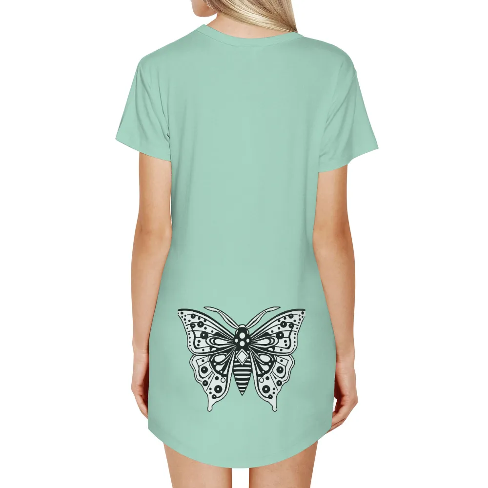 Customized Tee Shirts: Butterfly Transformation | Artistic Designs|butterfly design