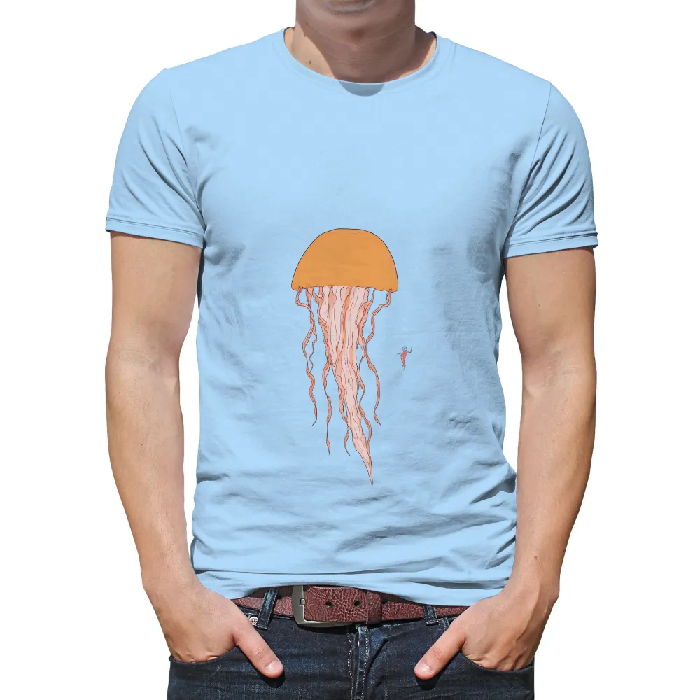 Tee Shirt Printing: Luna the Jellyfish - Threads of Life|t shirt painting on nature