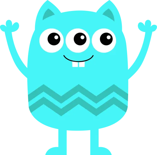 Customized Tee Shirts: Spread Joy with Zippy the Blue Monster