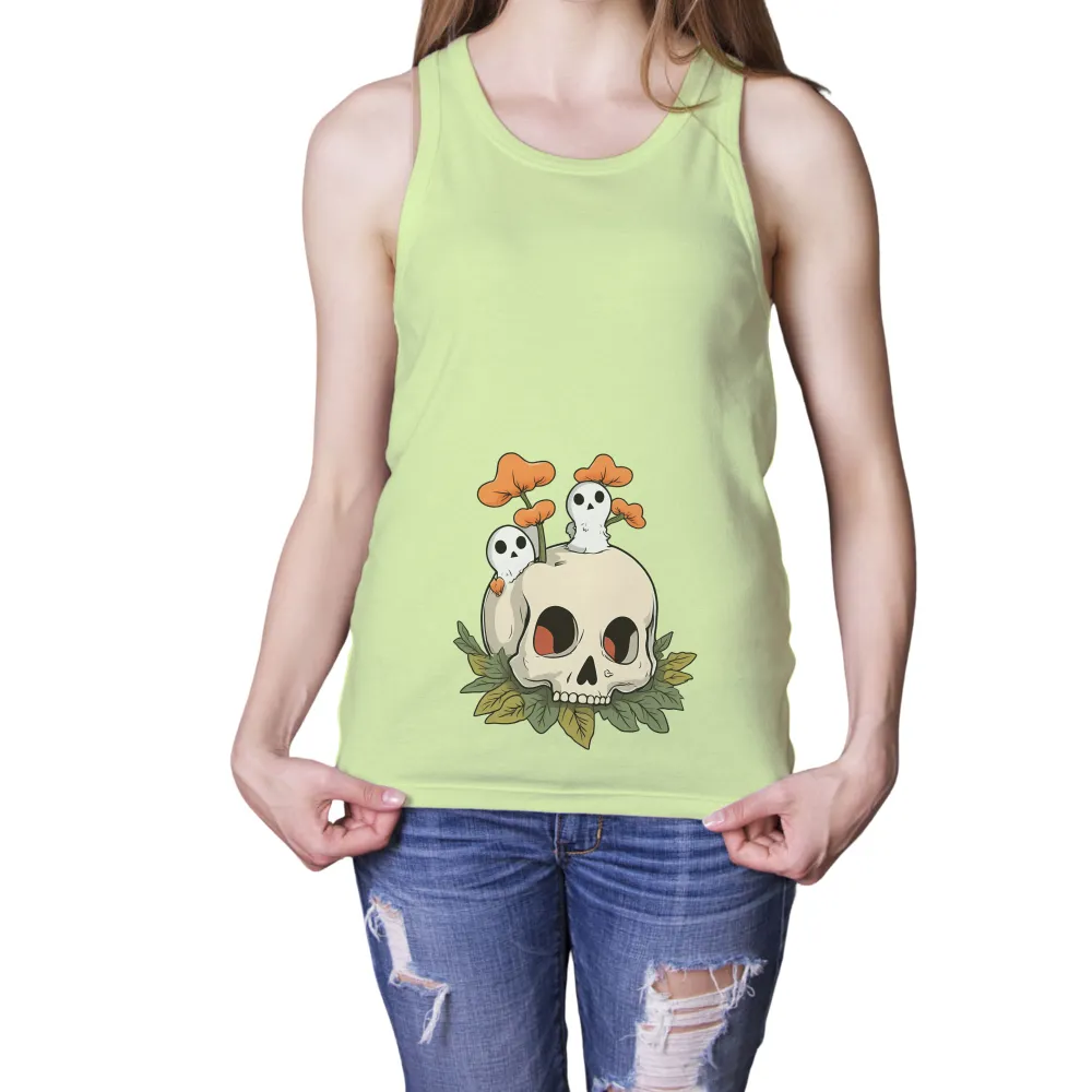 Graphic Tees: Skull and Ghosts - Life and Death Harmony|animal crossing skull shirt