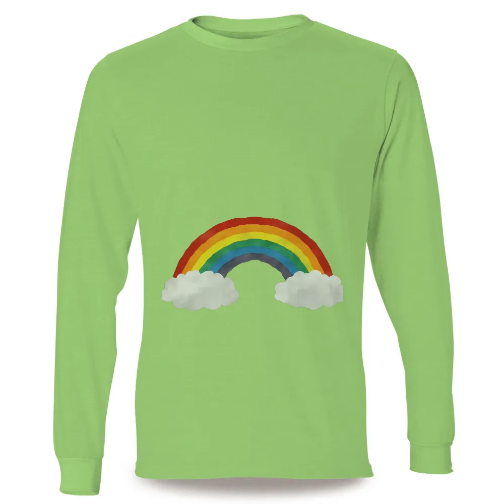 Custom T-Shirt Printing: Rainbow of Hope - Artistic Designs|mickey rainbow shirt