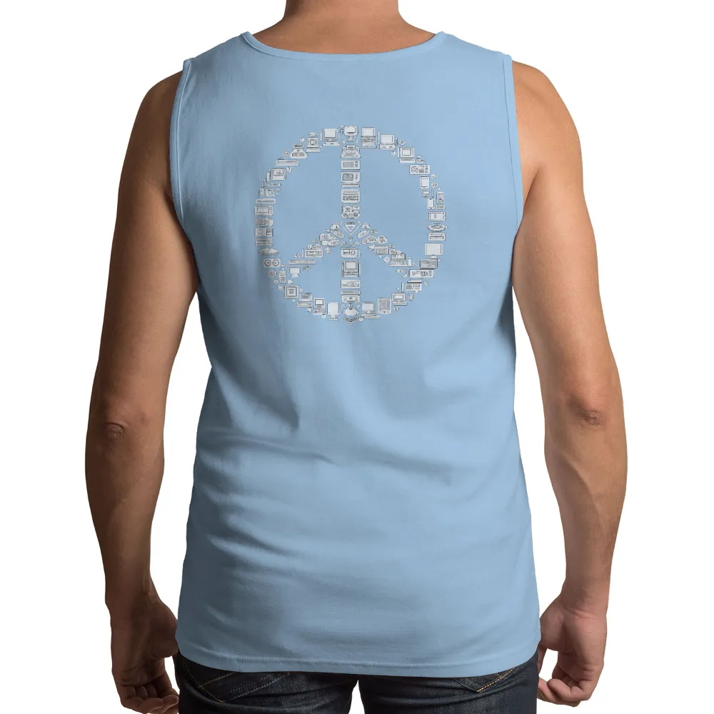 Shirts Graphic Tees | Vintage Technology Peace Sign| vintage computer