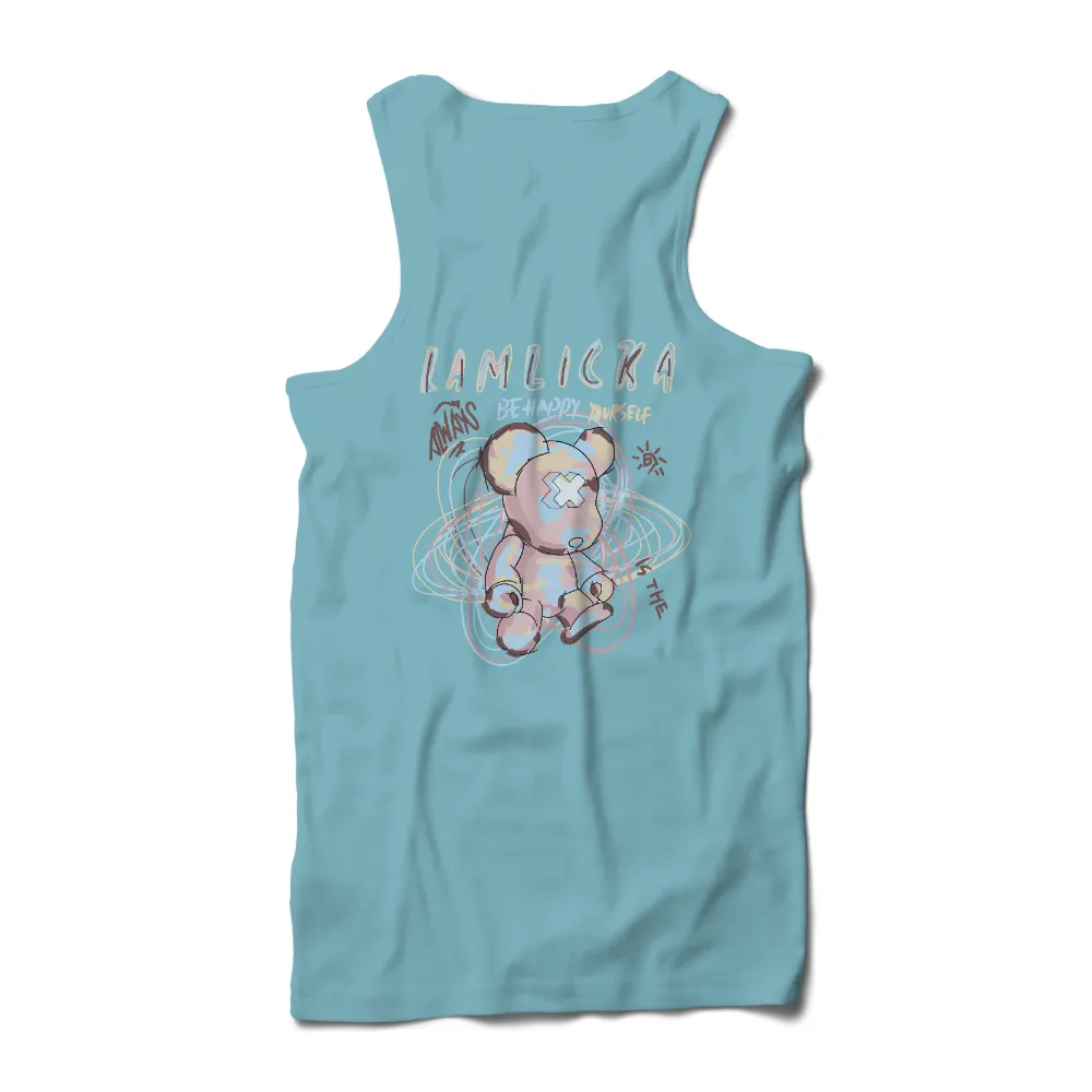 Custom T-Shirt Printing: Resilient Teddy Bear - Pastel Colors and Abstract Lines|summer walker vintage shirt