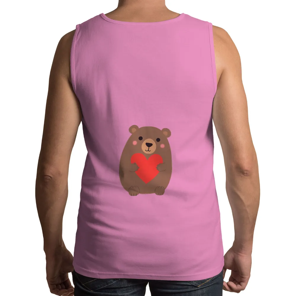 Graphic Tees: Bruno the Bear - A Symbol of Love and Kindness|cute easter shirts for adults