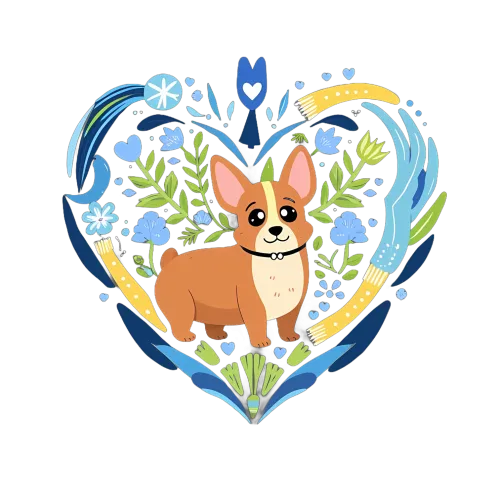 Customized Tee Shirts: Love and Joy with Charlie the Corgi