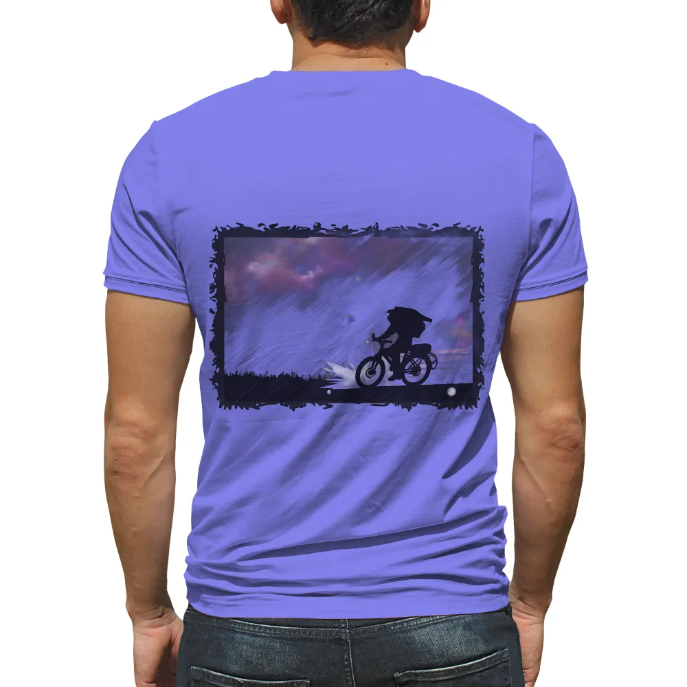 TShirt Printing: Resilient Cyclist in the Storm|henrik lundqvist night