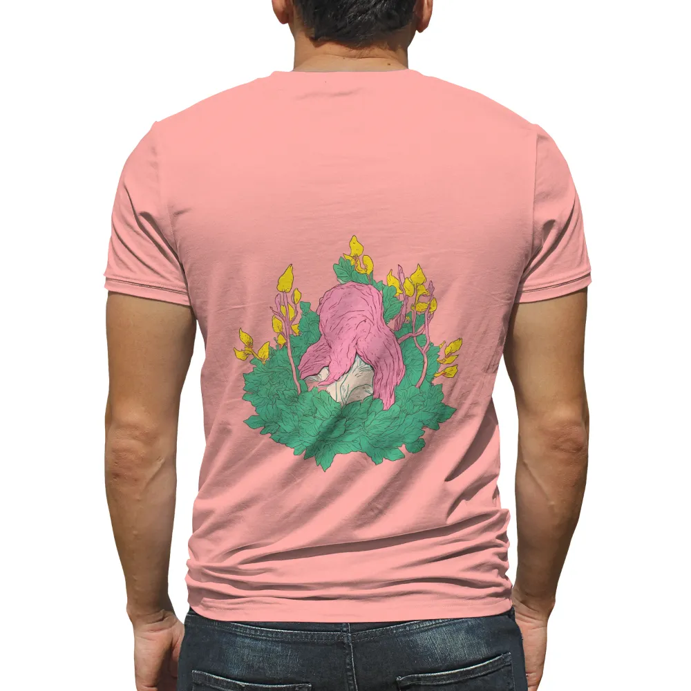 TShirt Design: Sakura's Harmony with Nature|graffiti nature