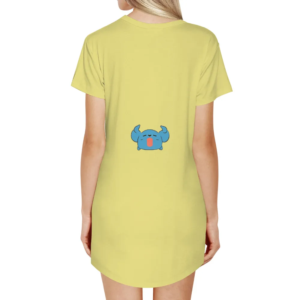 Graphic Tees: Zee the Blue Monster - Whimsical Adventures and Joyful Transformations|unique superhero t shirts