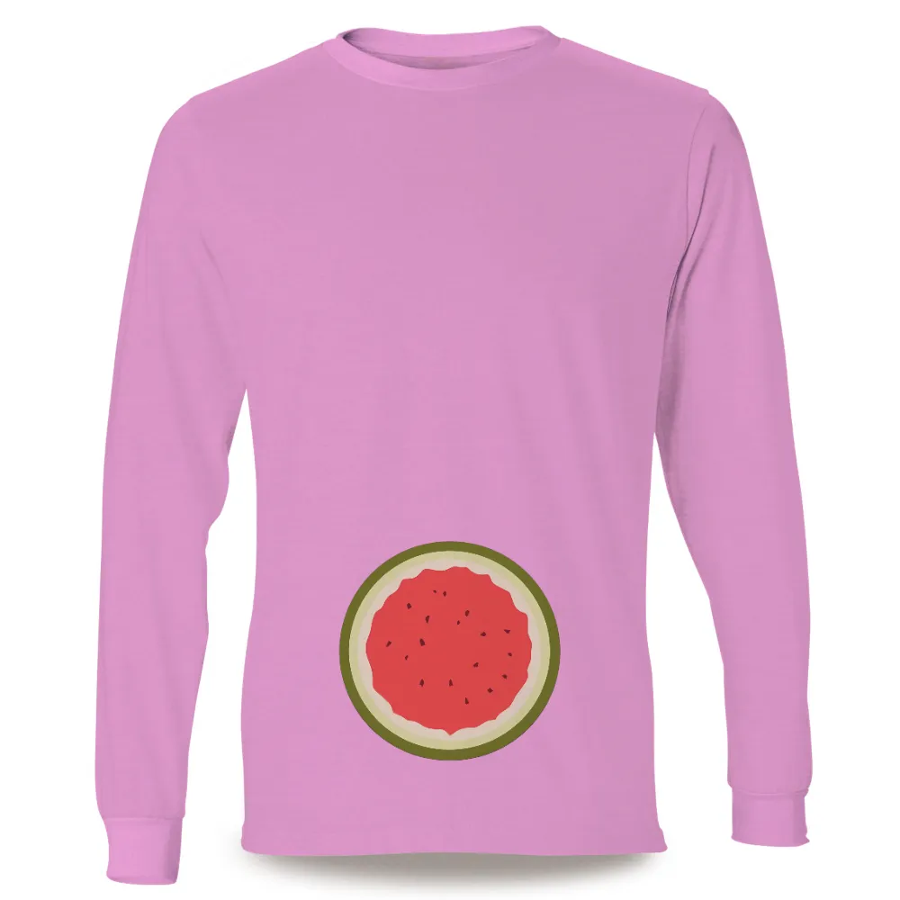 T-Shirt Printing: Vibrant Watermelon Slice for Summer Days|summer tanks and tees