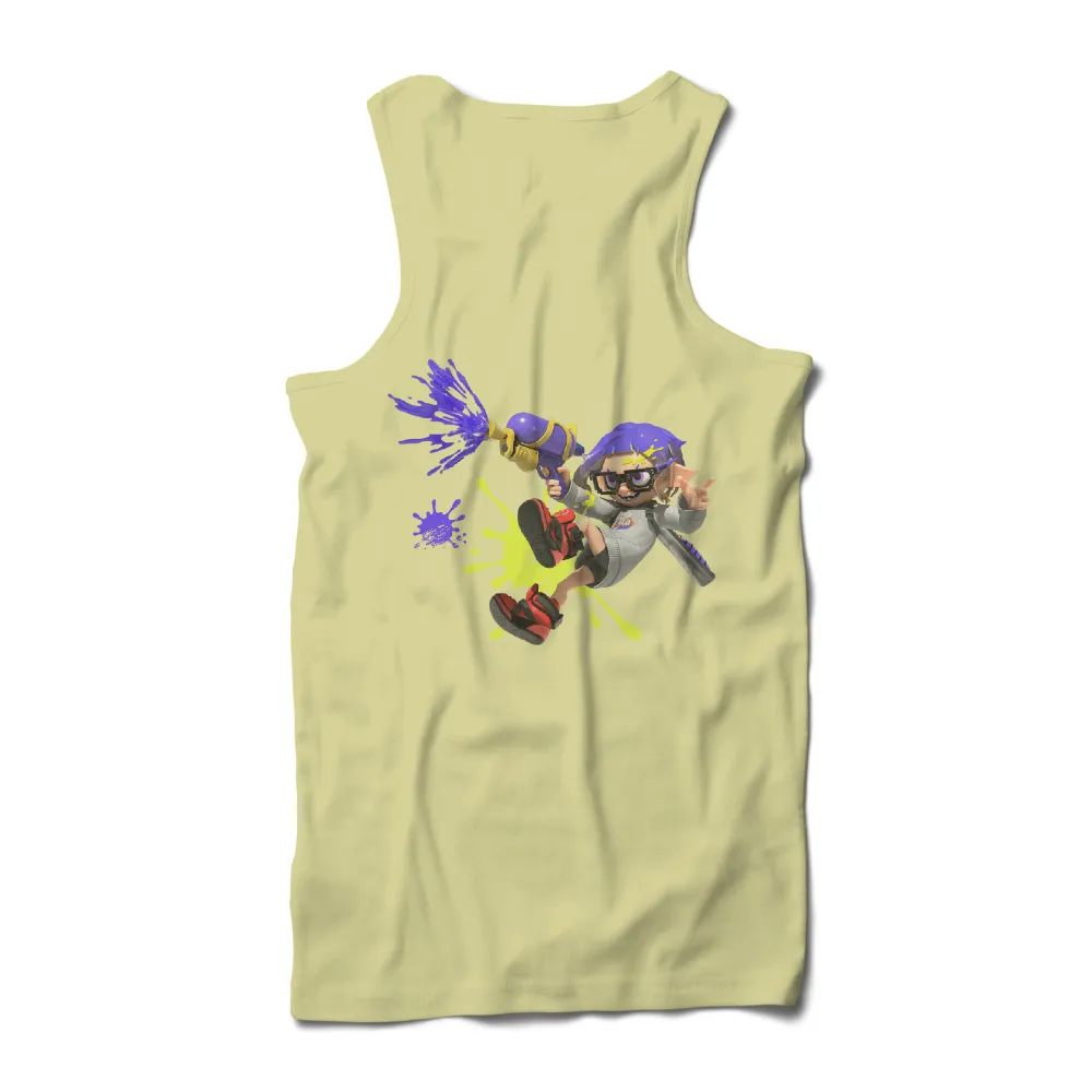 Graphic Tees: Inkling's Battle in Splatoon - Gaming Art|washington nationals city connect jersey for sale