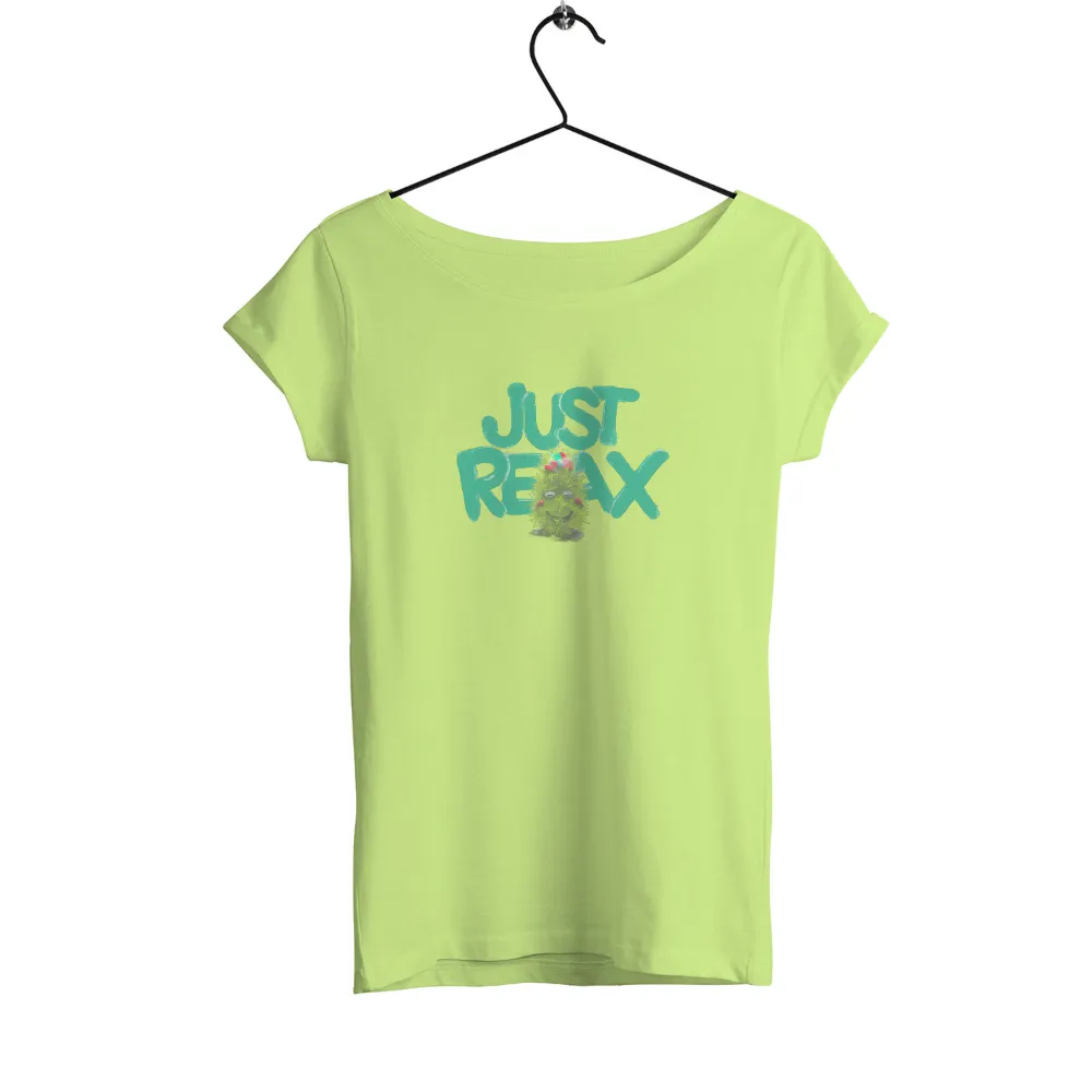 Customized Tee Shirts: JUST REAX - Whimsical Relaxation Design|fourth of july custom shirts