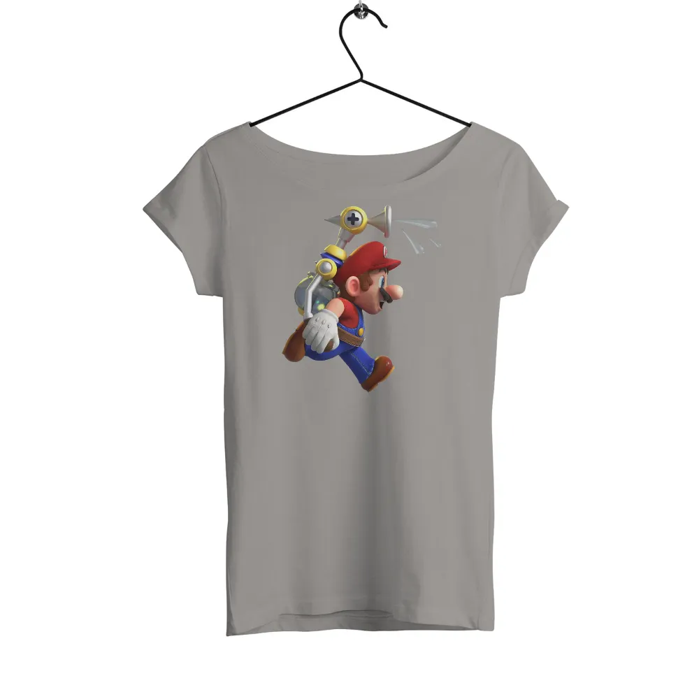 Tee Shirt Printing: Cyberpunk Mario - A Fusion of Past and Future|john cena mario shirt wwe