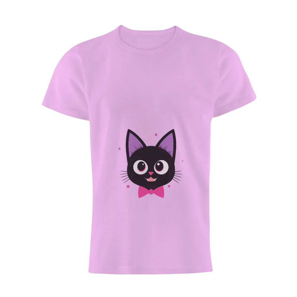 Whiskers the Cat: A Playful T-Shirt Design|our flag means death blackbeard purple shirt