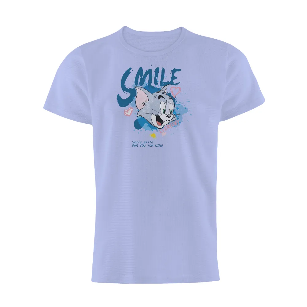 Tee Shirts Printed: Smile Everyday with Tom King|roblox t shirt smile