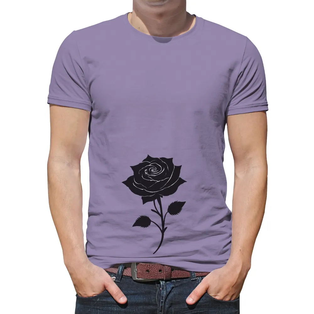 Vintage Rose Elegance Graphic: Timeless Beauty Meets Modern Simplicity|vintage space camp t shirt