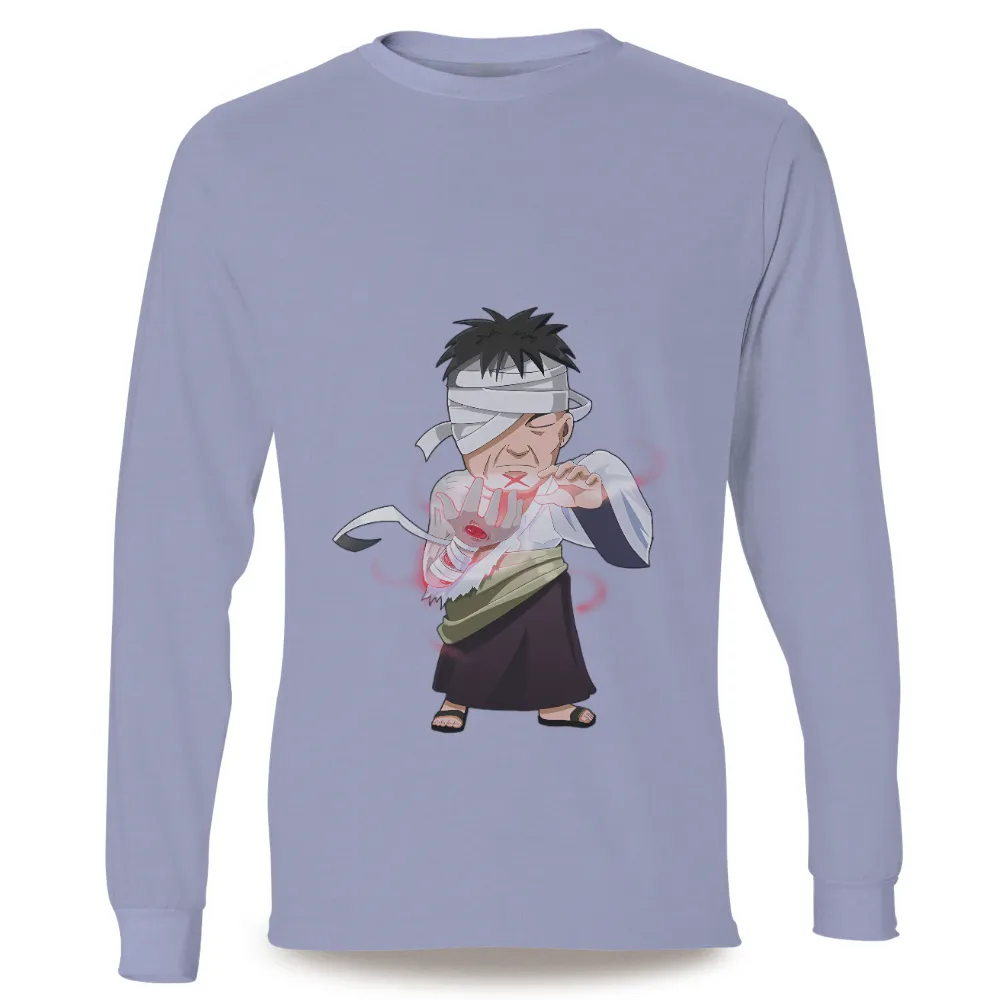 T-Shirts Custom: Zabuza's Strength and Determination - Anime Fan Art|kaiju battle play shirt