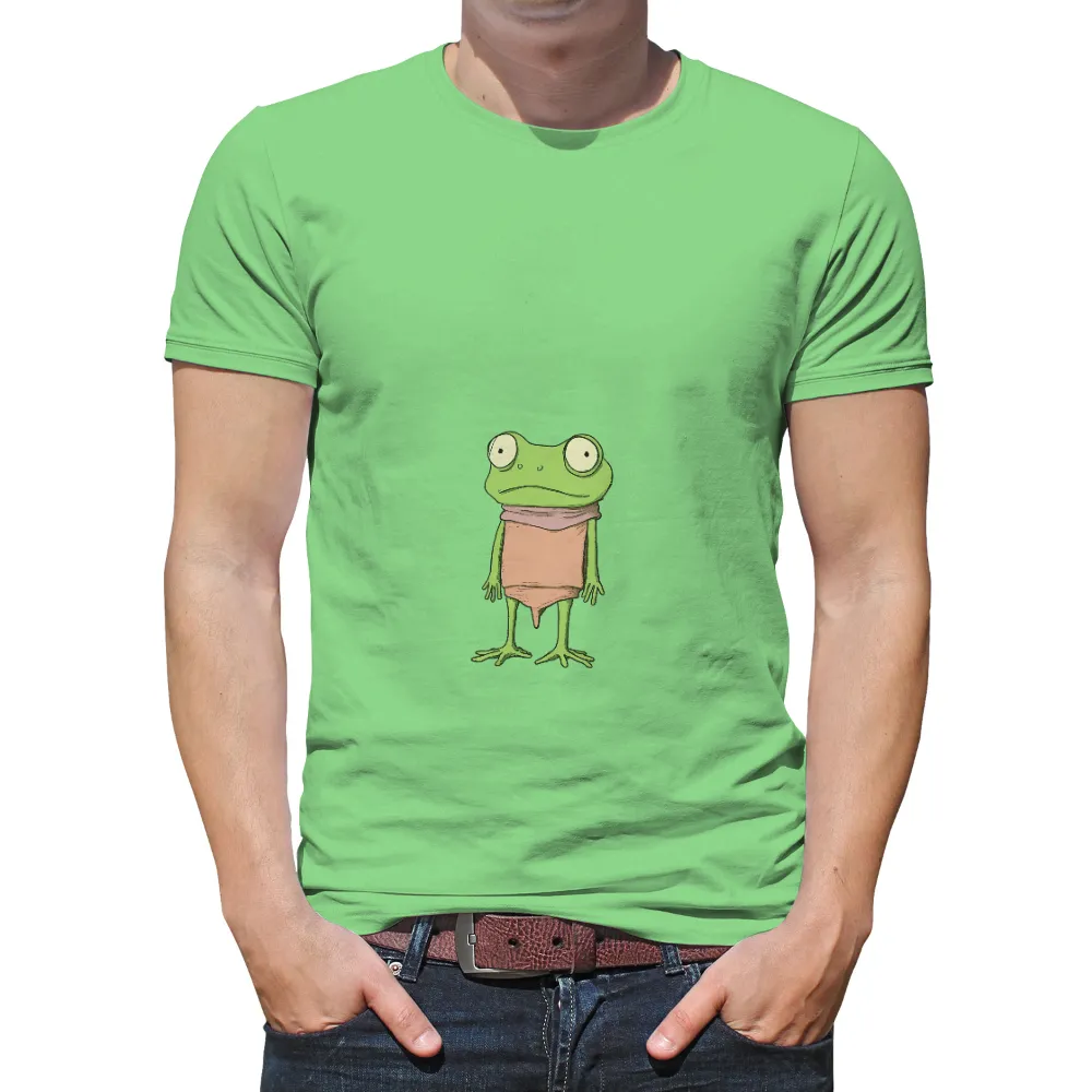 Frog in Pink Dress: Embrace Your Individuality with T-Shirt Printing|aesthetic frog t shirt roblox