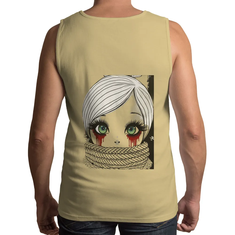 Shirts Graphic Tees: Luna's Journey - Emotional Strength and Determination|roblox blood t shirt id