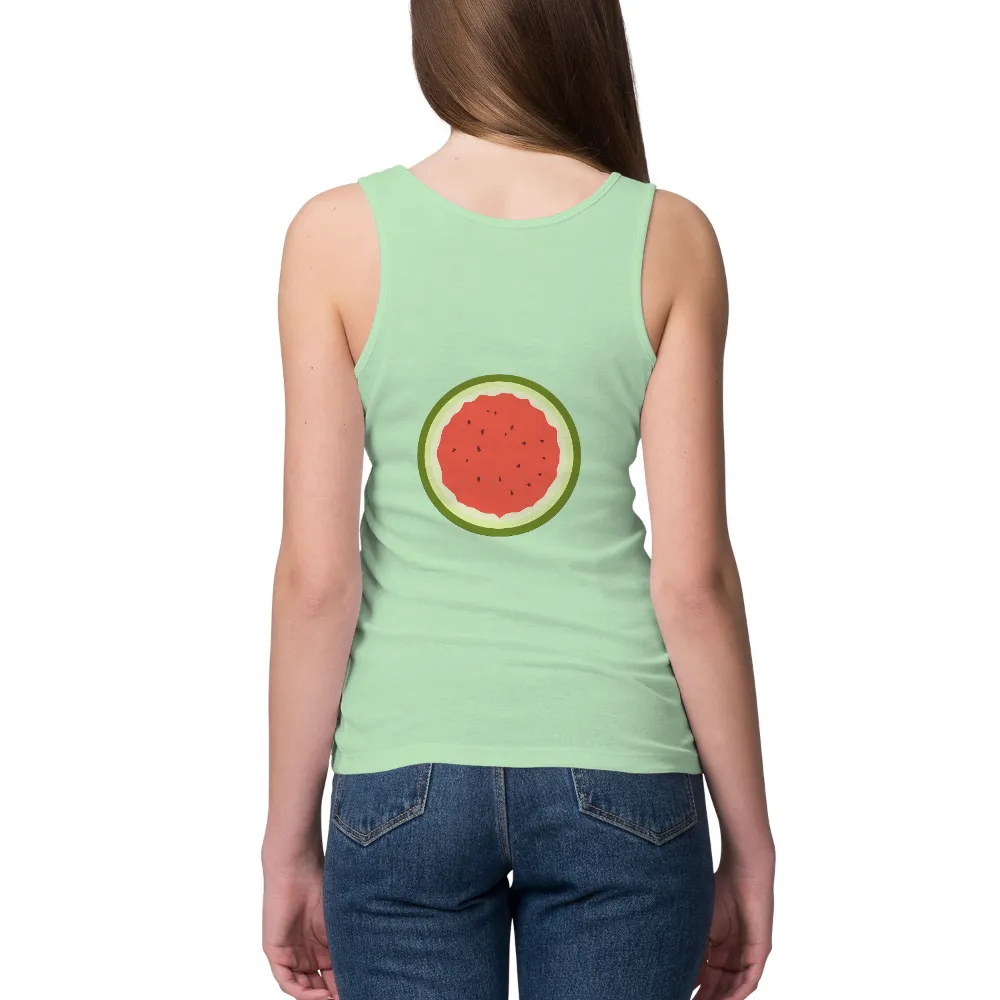 T-Shirt Printing: Vibrant Watermelon Slice for Summer Days|funny summer camp t shirts