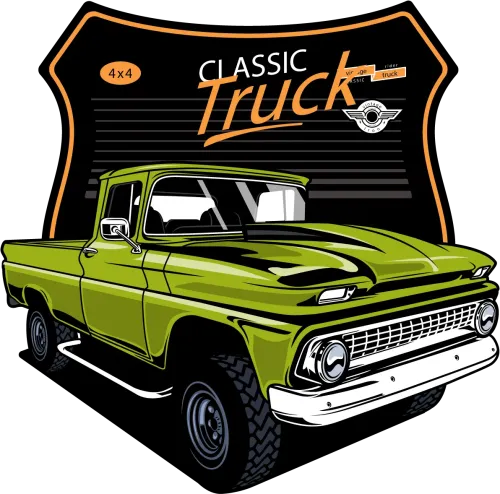 Custom T-Shirt Printing: Celebrate Classic Trucks with Vintage Charm