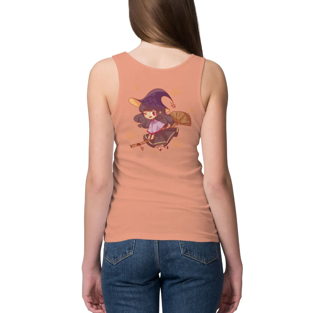 TShirt Design: Luna the Whimsical Witch|cute couple fourth of july shirts