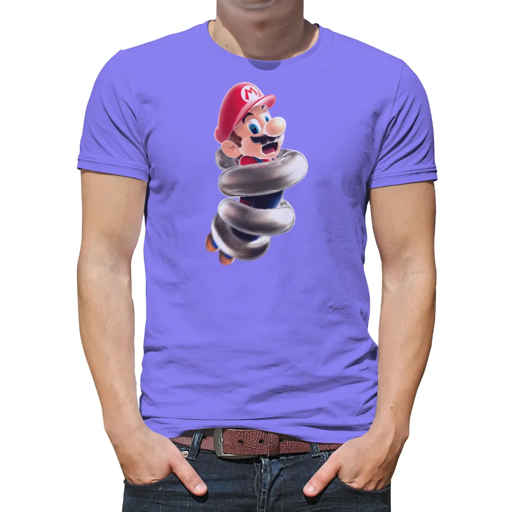 Custom T-Shirt Printing: Mario Whirlwind Adventure|john cena super mario bros 3 shirt