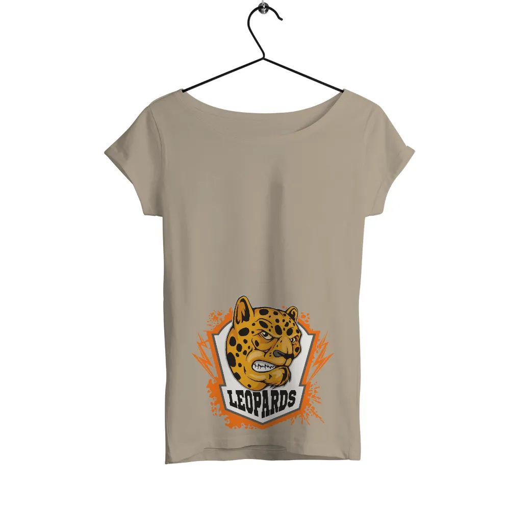 Customized Tee Shirts: Leopard Power - Strength and Courage|leopard print valentine shirt