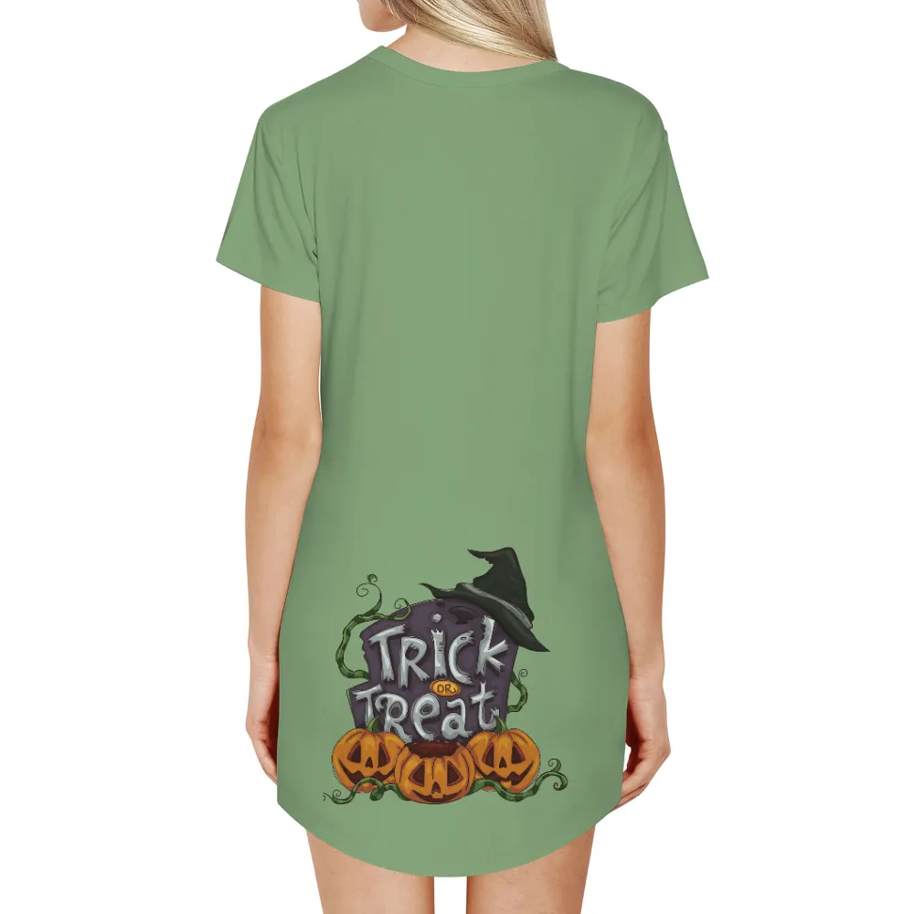 Customized Tee Shirts: Trick or Treat Halloween Design|g is for ghostface shirt spirit halloween