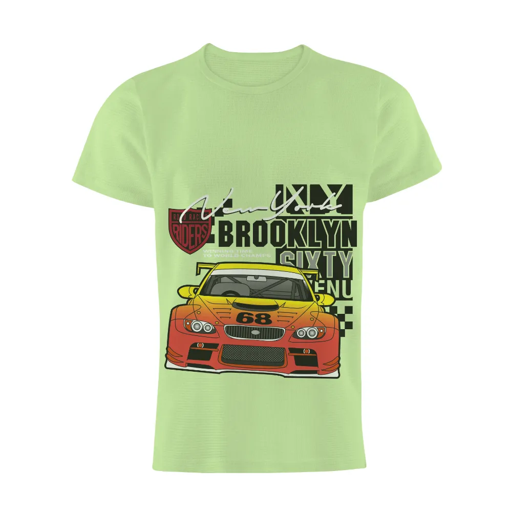 T-Shirts Design: New York Race Car Spirit|new york jets game