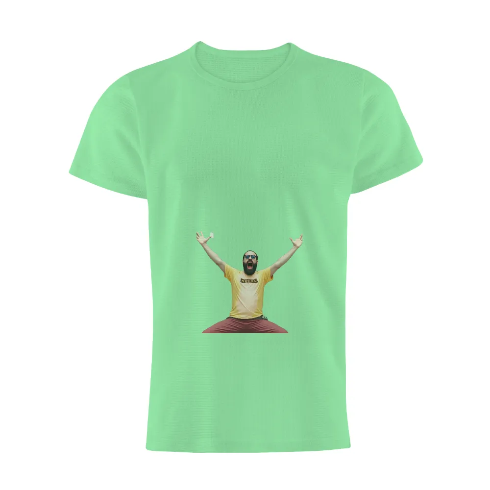 Tee Shirts Printed: Embrace Joy with HOXOO Minimalist Design|neon yellow t shirts wholesale