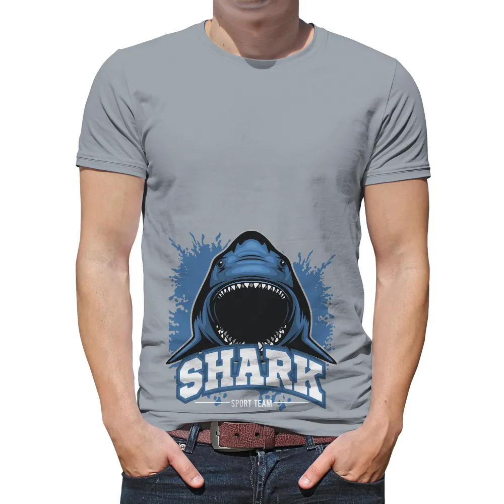 Graphic Tees: Shark Spirit Team - Bold and Fearless Design|men's big & tall mlb team logo tee by mlb