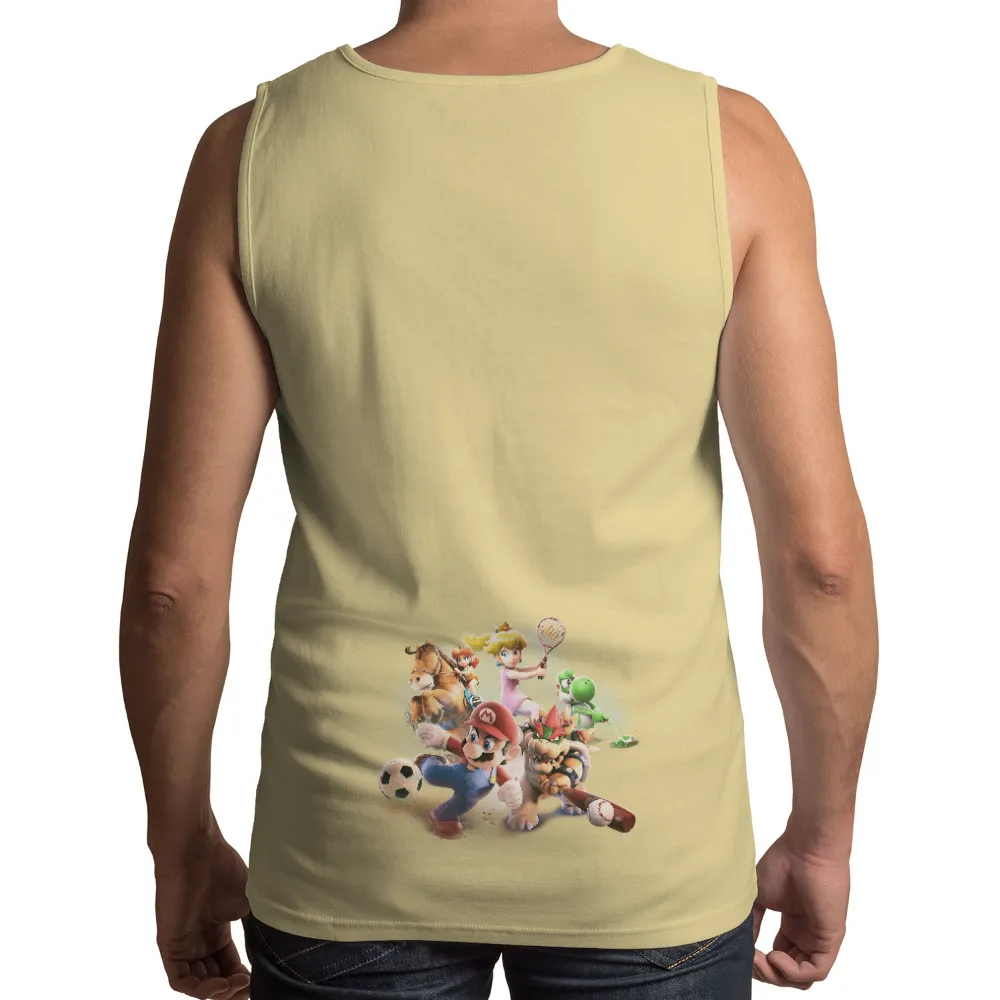 T-Shirts Design: Iconic Gaming Characters in Sports Action|adventure time dancing with monsters shirt