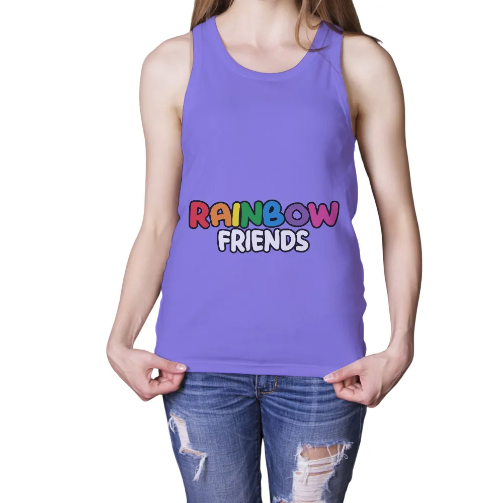 Graphic Tees: Rainbow Friends - Celebrate Diversity and Unity|neon t shirt roblox