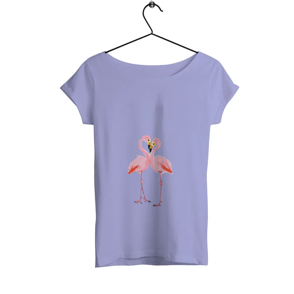 Flamingo Heart: TShirt Printing Inspired by Nature's Bond|art of banksy manchester