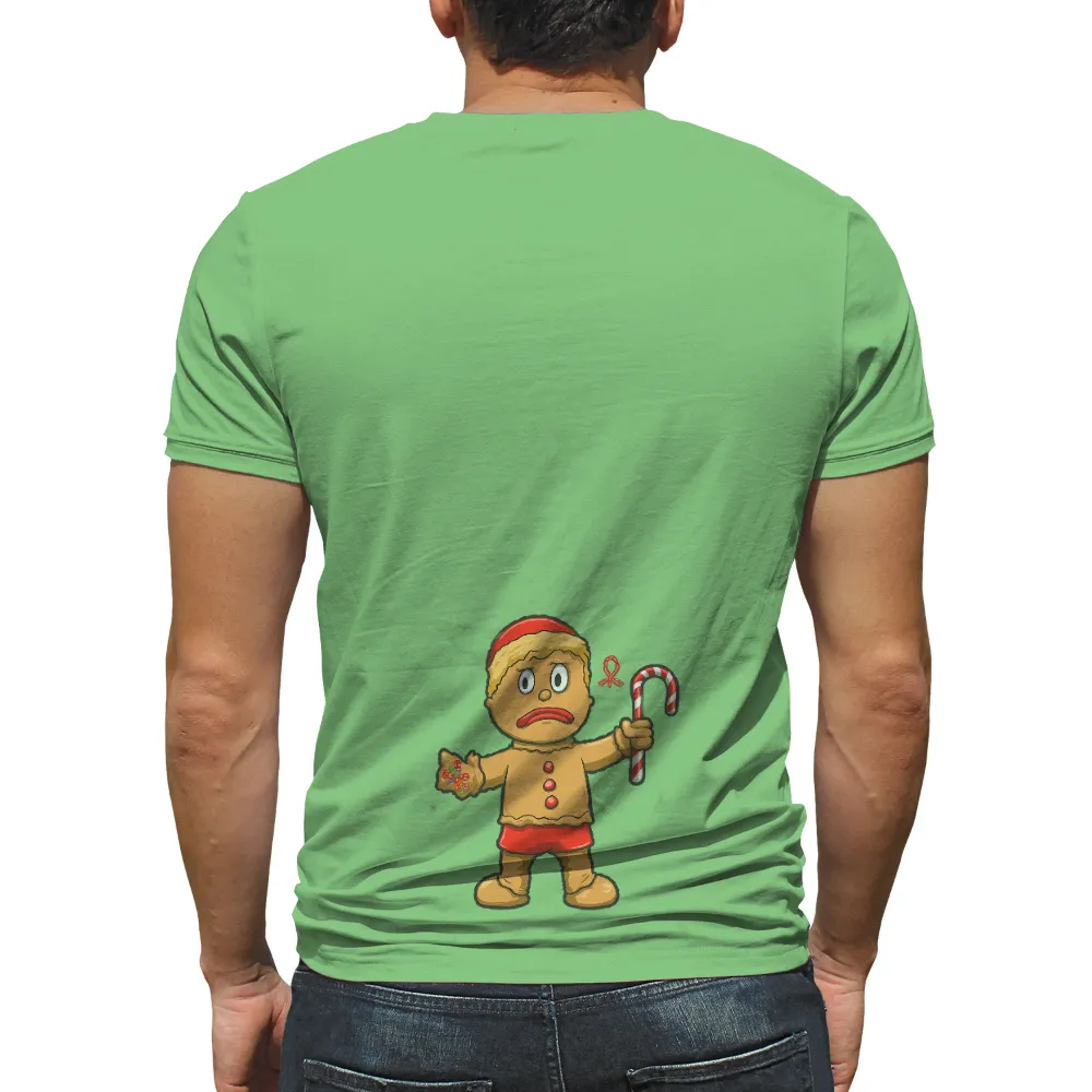 Customized Tee Shirts: Gingerbread Man's Holiday Adventure|christmas t shirts 2022