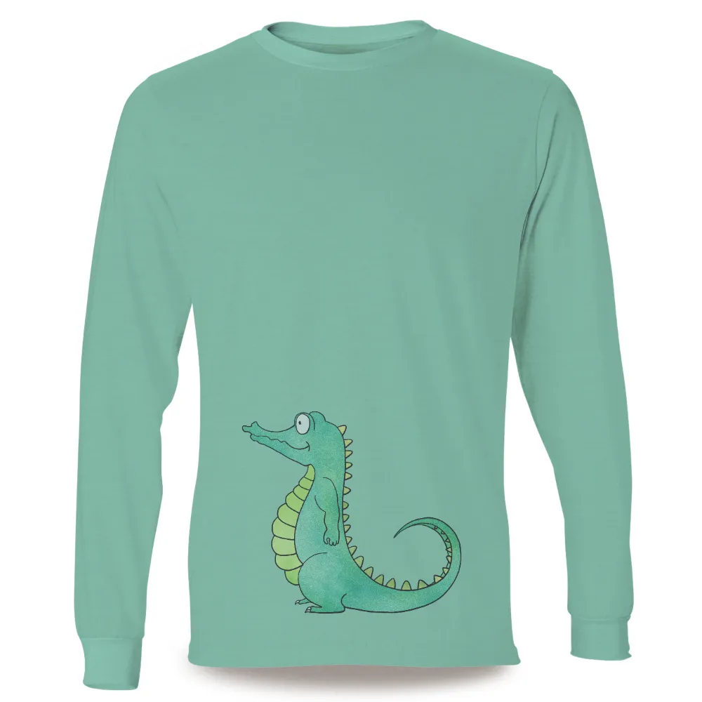 Customized Tee Shirts: The Magical Crocodile of Friendship|hanes sun protection shirts