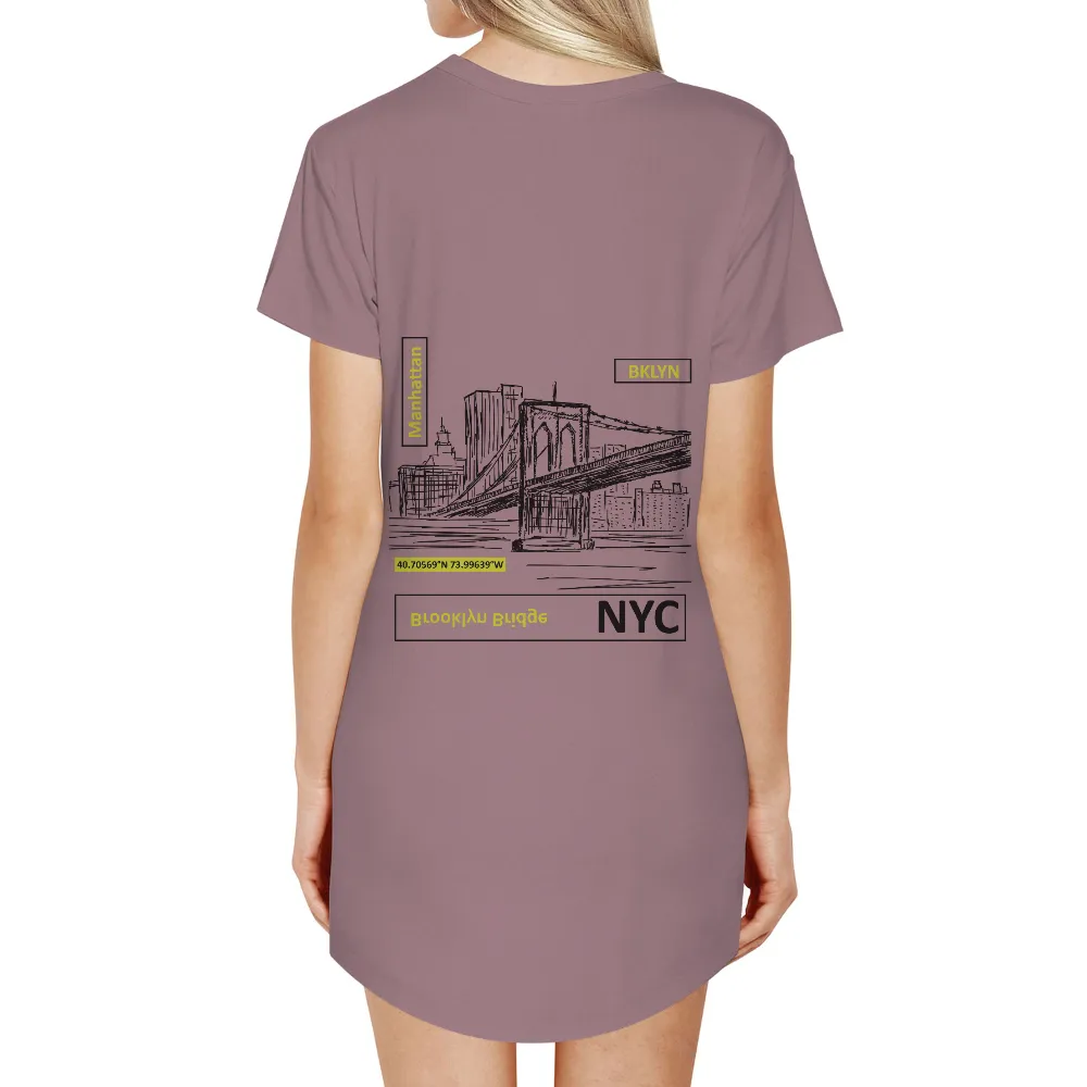 T-Shirts Pattern: Manhattan Meets Brooklyn - Vintage & Retro NYC Design|new york rangers reddit