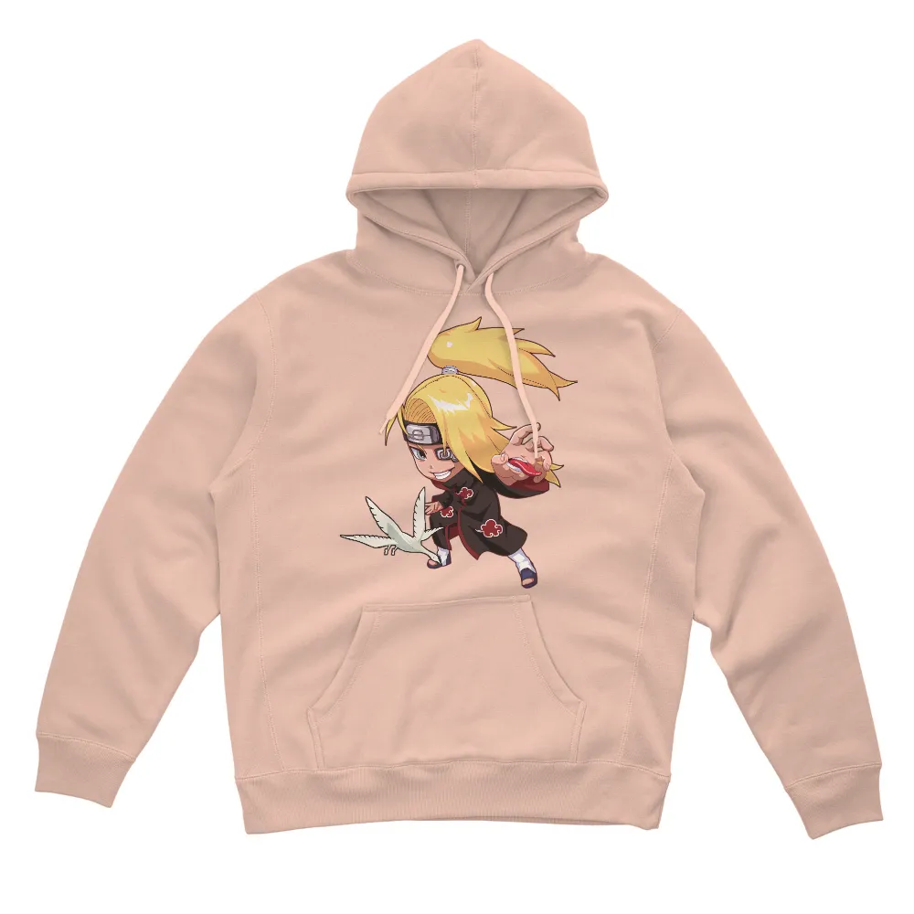 T-Shirt Printing: Deidara's Explosive Art - Anime Design|roblox t shirt akatsuki